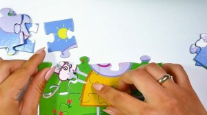 Слоненок Эмили из Свинка Пеппа - собираем пазлы для детей. Peppa Pig Puzzle