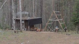 Рыбалка в Тайге Рудиков 2022 Охота Выживание Сибирь Лес 77 Счастливые люди Бушкрафт