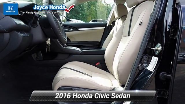Certified 2016 Honda Civic Sedan LX, Denville, NJ PC00858B смотреть онлайн