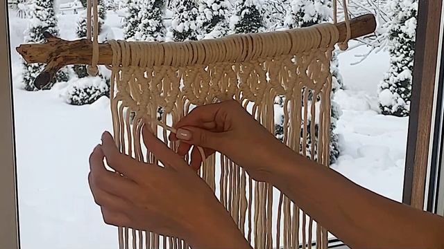 МК Панно “Boho style” смотреть онлайн
