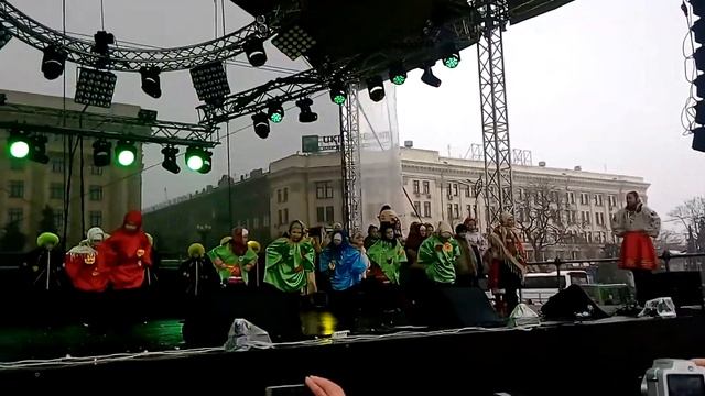 Масленица. Хореографическая студия Пирует. Площадь Свободы. Харьков смотреть онлайн