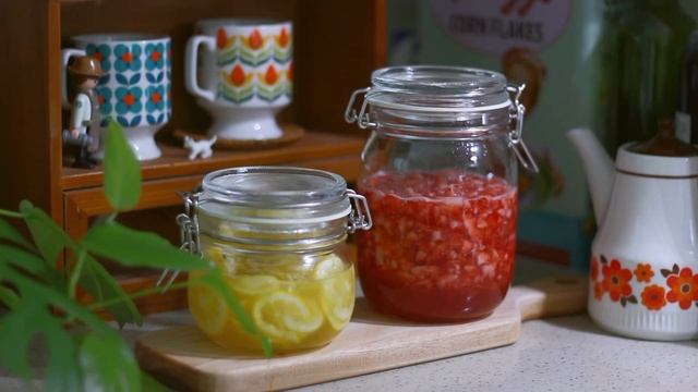 SUB｜겨울날 집안에서의 일상｜브라이스 가방 만들기, 계란감자샌드위치, 딸기청 만들기, 어묵탕, 홈카페｜액토 레트로 키보드, 법랑냄비 언박싱｜집순이 취미, 혼자놀기 vlog смотреть онлайн