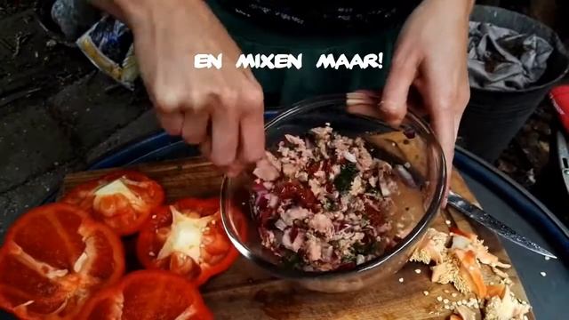 Gevulde paprika met tonijn | Nicole смотреть онлайн
