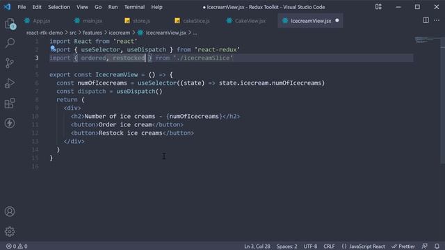 Redux Toolkit Tutorial - 28 - useDispatch смотреть онлайн