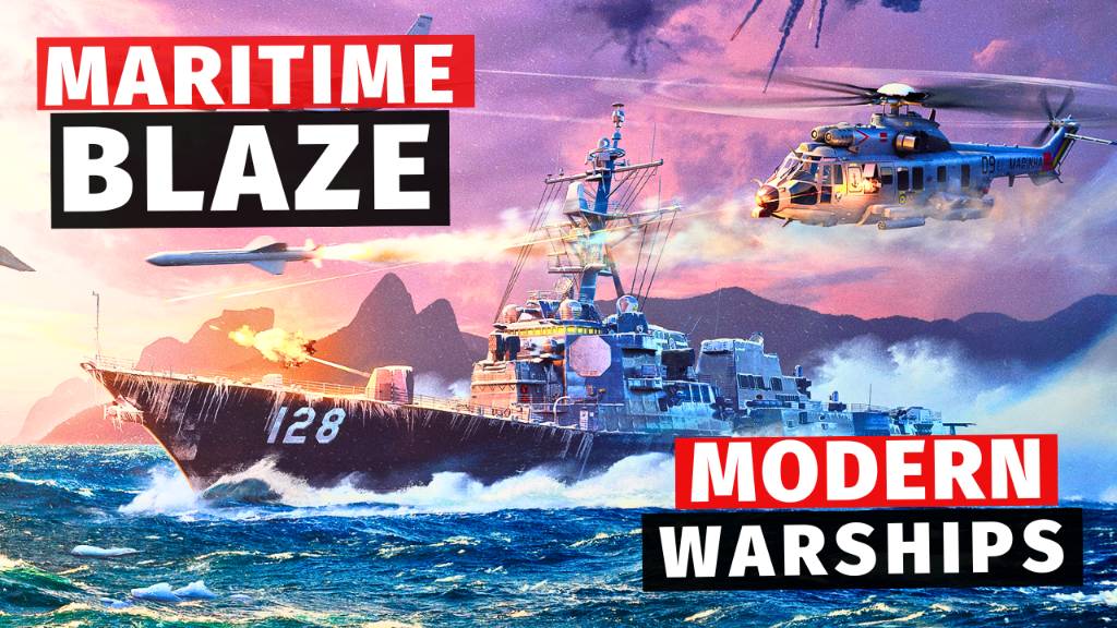 MODERN WARSHIPS | ОБНОВЛЕНИЕ | MARITIME BLAZE смотреть онлайн