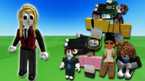 Мои друзья стали обби в роблокс Стопка друзей Обби