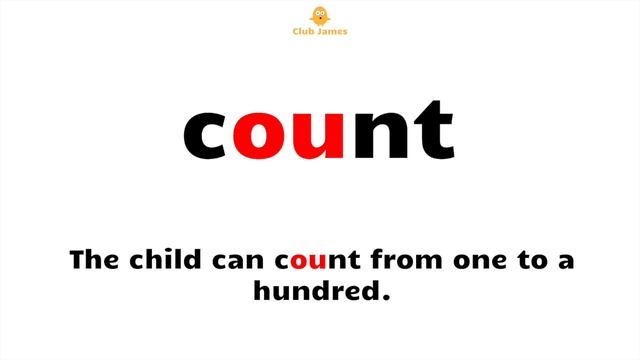 English Phonics - 'ou' Words