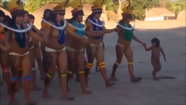 Primitive tribes in the heart of the Kalahari Desert Part 3 Girls with initiation ritual смотреть онлайн