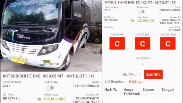 Terbaru... Lelang Tribik Surabaya.. deket Prabu Motor Ponorogo.. Dijamin Harga Murah.. смотреть онлайн
