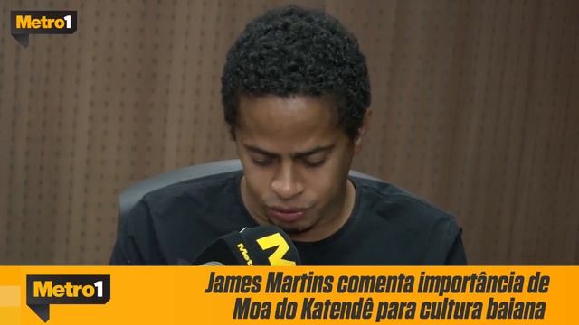 James Martins comenta importância de Moa do Katendê para a cultura baiana смотреть онлайн