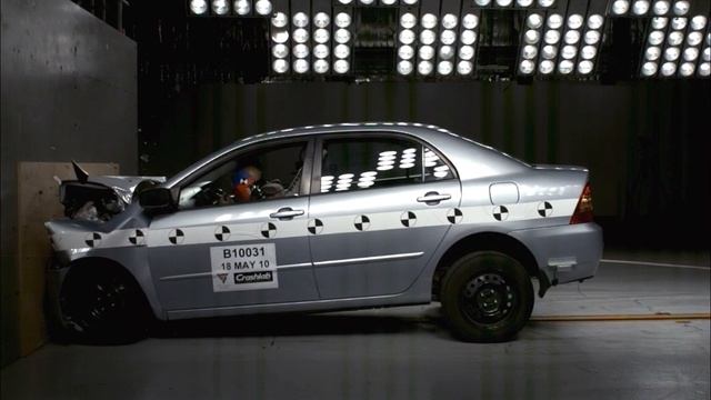 Left Overall - MTA NSW Corolla Crash-Test Footage смотреть онлайн