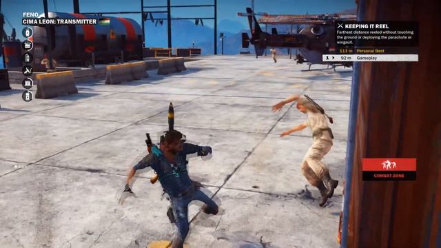 Cima Leon : Transmitter :Just Cause 3 Gameplay
