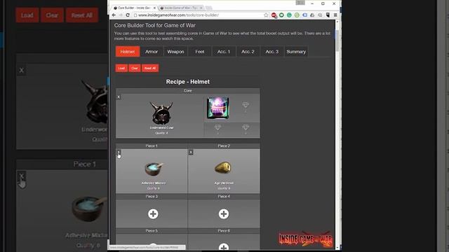Core Builder Tool - Game of War смотреть онлайн