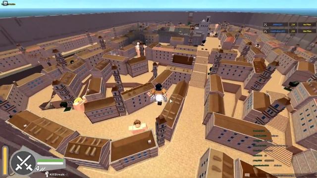 GIÚP TEAM 500 ANH EM TIÊU DIỆT ATTACK ON TITAN KHỔNG LỒ TRONG ROBLOX | Thử Thách SlenderMan смотреть онлайн