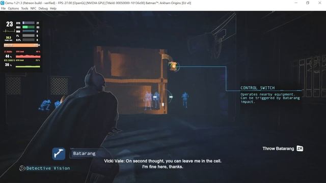Cemu 1.21.3 | Batman: Arkham Origins [WII U EMULATION] смотреть онлайн