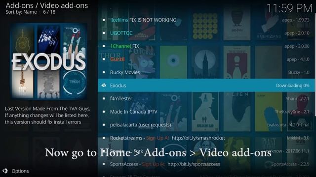 How to install Exodus - Kodi v17.4 "Krypton" смотреть онлайн