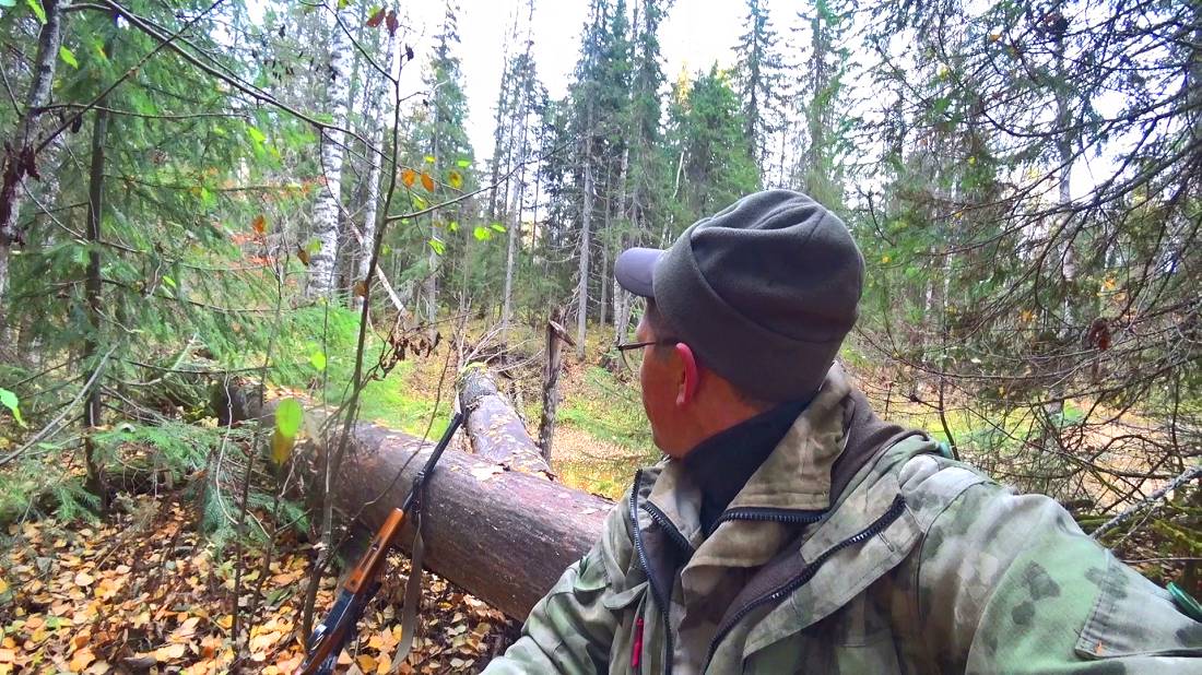 Добыл рябчика. Проверил солонец. Медведи разбили хатку. Собираю берёзовую чагу. 5 серия смотреть онлайн