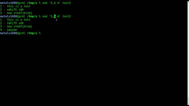 SED - 2013.SED Like Head to Display Top of File Linux Shell Tutorial BASH Delete Lines смотреть онлайн