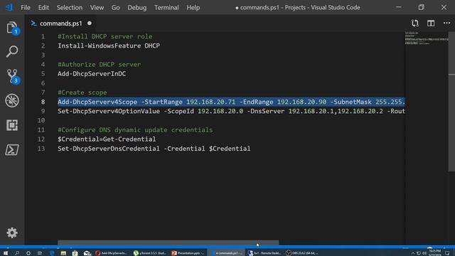 11 Configure DHCP on Server Core | Windows Server 2019 Basics смотреть онлайн