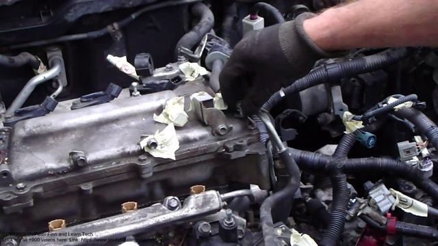 How to replace clutch Toyota Corolla years 2007 to 2015 Part 12/45. Coolant hoses disassembly смотреть онлайн