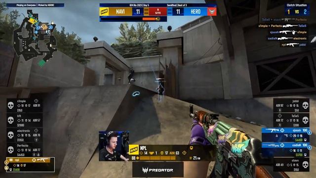 Rookie clutches up for NAVI🔥 смотреть онлайн