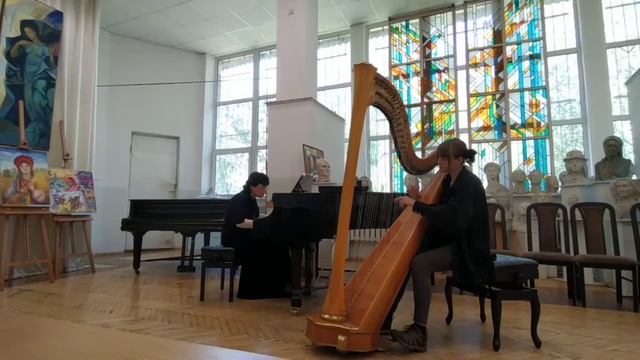 Ханнікайнен. Концерт для арфи з фортепіано до мінор смотреть онлайн
