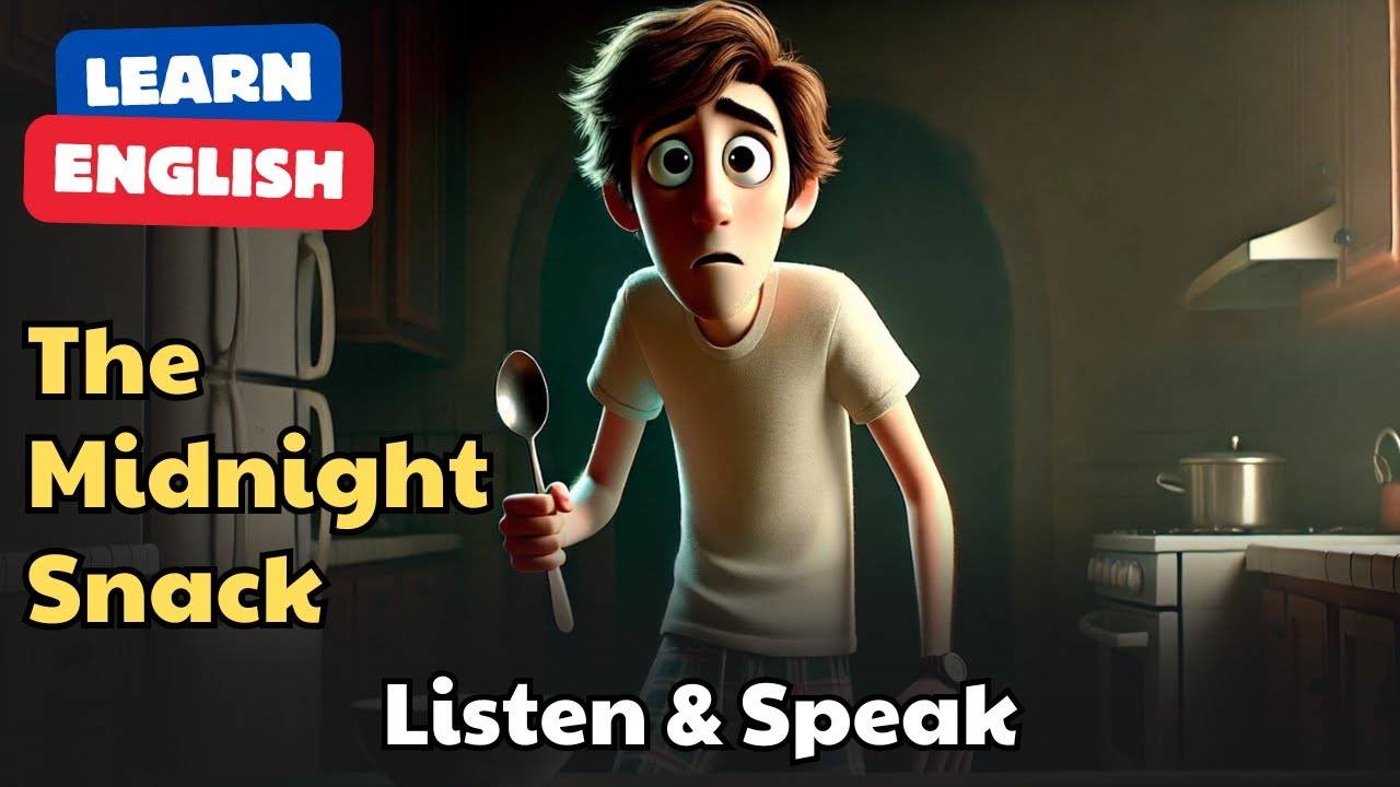 The Midnight Snack | Improve Your English | English Listening Skills - English Speaking Practice смотреть онлайн