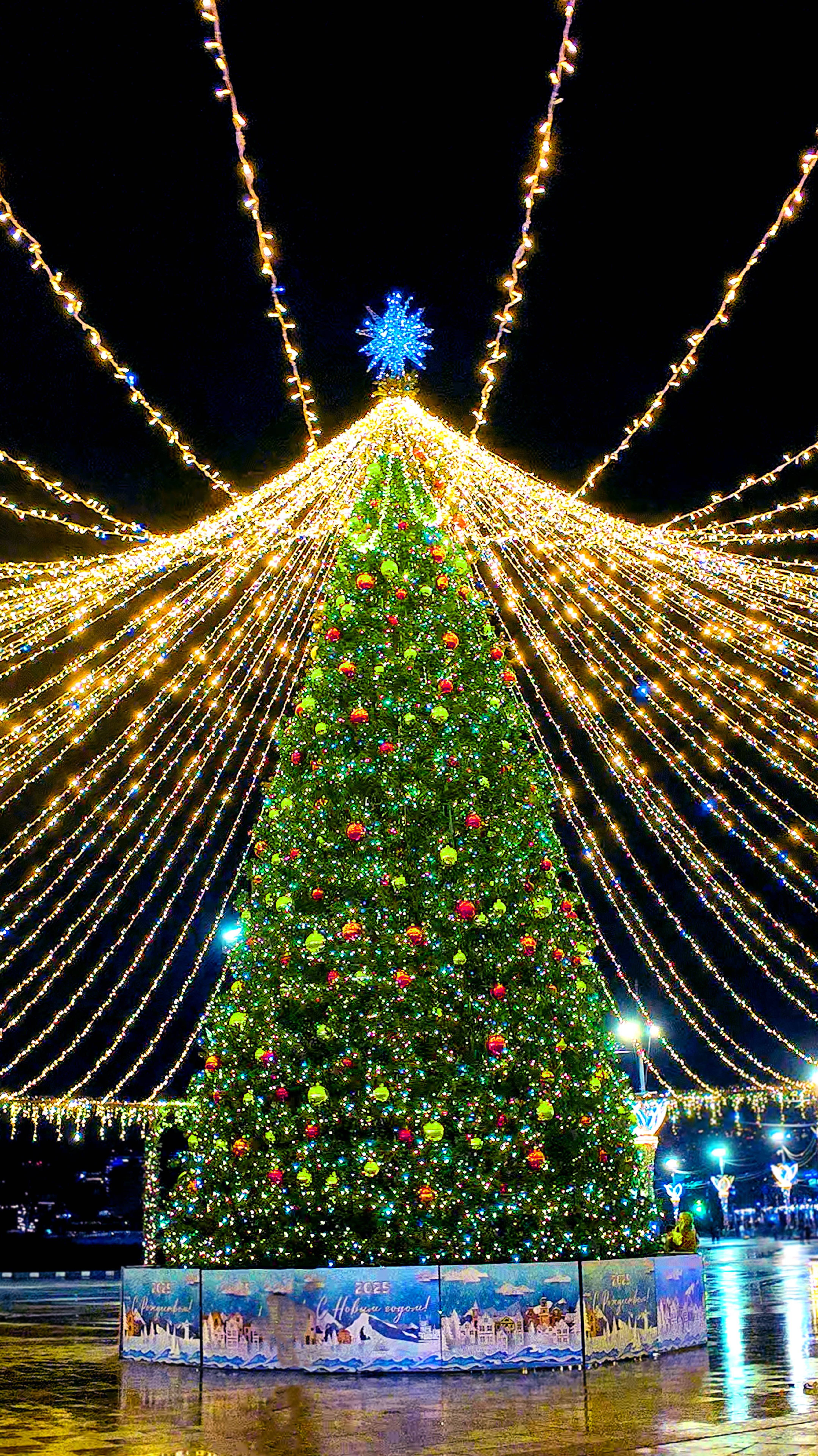 Новогодняя Ялта ❤️, самый красивый курортный город Крыма в канун нового года 2025 🌊🎄⛰ #крым смотреть онлайн