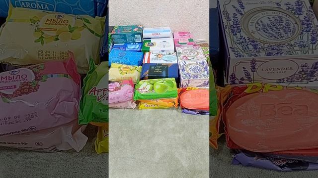 обзор запасов туалетного мыла 🫧🫧🫧 часть 3 смотреть онлайн