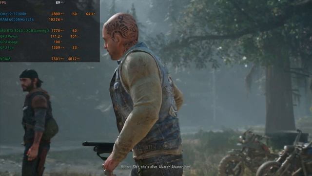 🎮 MSI GeForce RTX 3060 Gaming X 12GB [Desktop] - Days Gone gameplay benchmarks смотреть онлайн