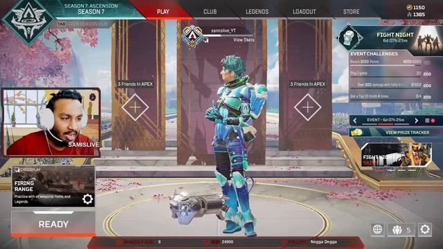 Apex Legends Live Stream : SOLO DIAMOND | Warming up then Rank [FaceCam] смотреть онлайн