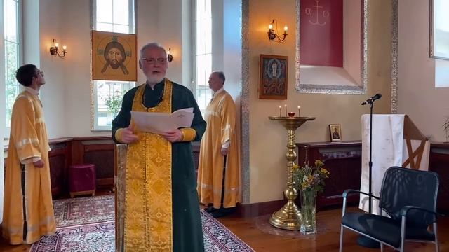 Вечерня на русском языке. Неделя 4-я по Пятидесятнице. 20 июля 2024 смотреть онлайн