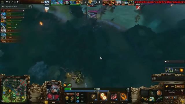 Dota 2 Universe EPIC SCAPE EG vs LGD Game 2 Finals Lower Bracket TI5! смотреть онлайн