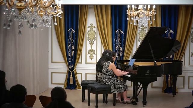 Andante and Allegro Brillant Op. 92 - Felix Mendelssohn ♤Esther Park & Sun-A Park Piano duo♤ смотреть онлайн