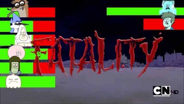 regular show hammer boss fight with health bars смотреть онлайн