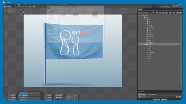 Spine_lesson2_Красные квадраты в Spine и работа с картинками смотреть онлайн