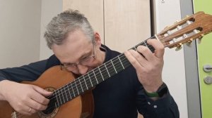 Простой этюд для гитары ТАБЫ