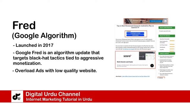 Google Fred Algorithm in Urdu - Hindi смотреть онлайн