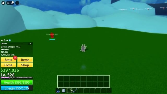 Точное повторение одного и того же действия, Blox Fruits