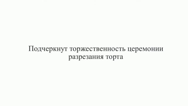 Свадебный набор - приборы для торта Gilliann Night Magic CIA смотреть онлайн