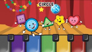 Play and learn shapes colors for kids  song about shapes, песня про фигуры на английском для малыше