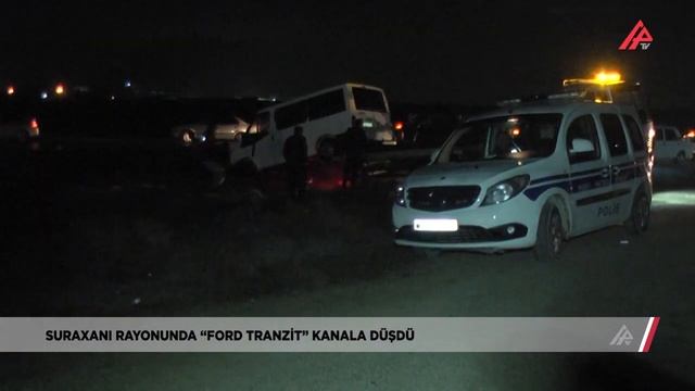 Hövsan yolunda avtomobil kanala düşüb – APA TV смотреть онлайн