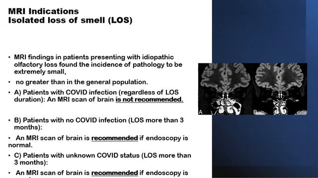 Smell loss : Management and Rehabilitation смотреть онлайн