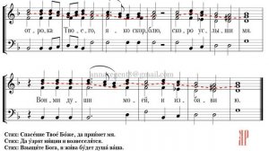 Великие прокимны Великого Поста, "Не отврати лица" и "Дал еси" - Альтовая партия