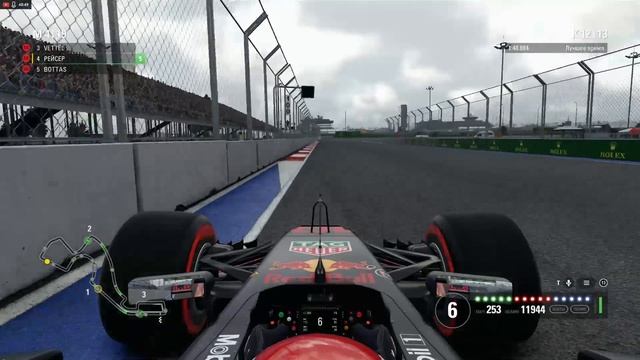 Карьера за Ред Булл F1 2017 на 100% без помощников. Гран При России. смотреть онлайн