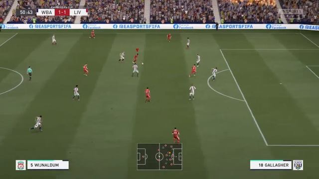 FIFA 21 West Brom vs Liverpool my FA CUP 6 round смотреть онлайн