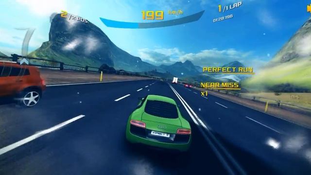 Asphalt 8 airbone ( Iceland ) Audi r8 etron again race смотреть онлайн