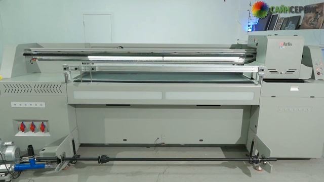 Гибридный УФ принтер Artis UVH1800 смотреть онлайн