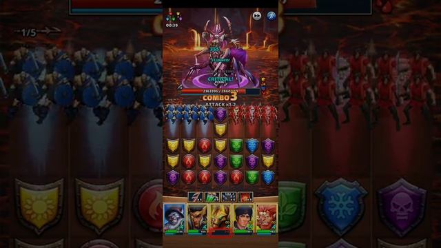 Daily Purple Titan Hit! Empire and Puzzle #empiresandpuzzles #dailyvlog смотреть онлайн