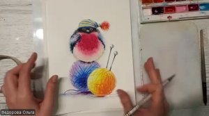 Акварель. Согревающий этюд